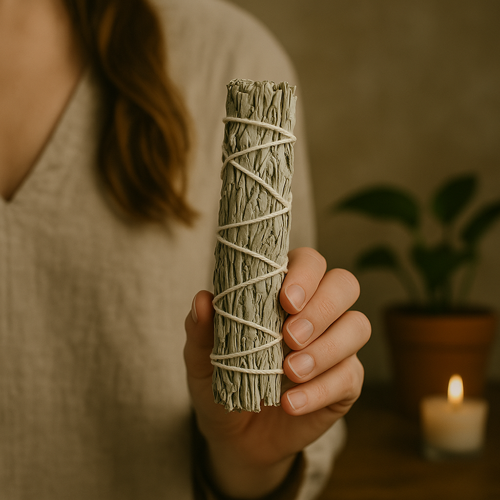 Slimline Smudge Stick - Blue Sage 10cm