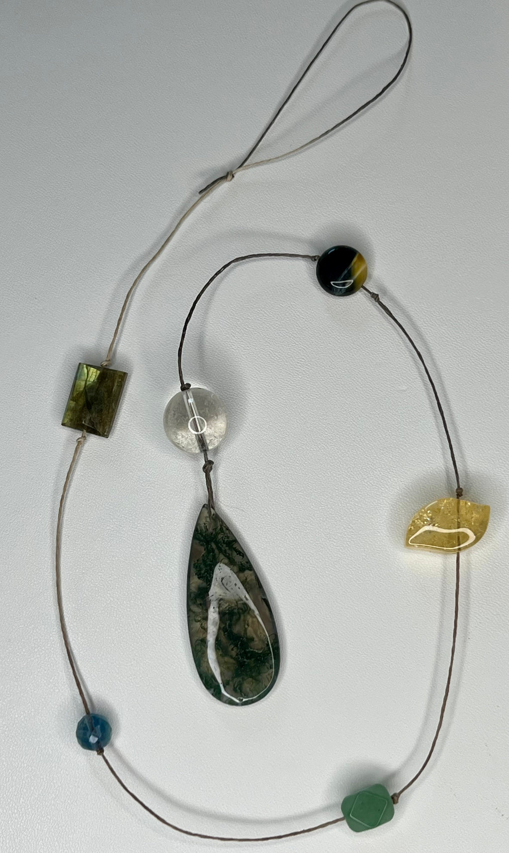 Moss Agate Energy Lightcatcher - Intuitive Growth & Mental Clarity