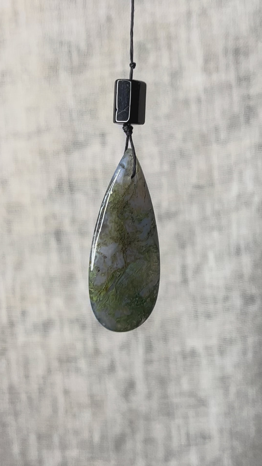 Moss Agate Energy Lightcatcher - Grounded Growth & Natural Abundance