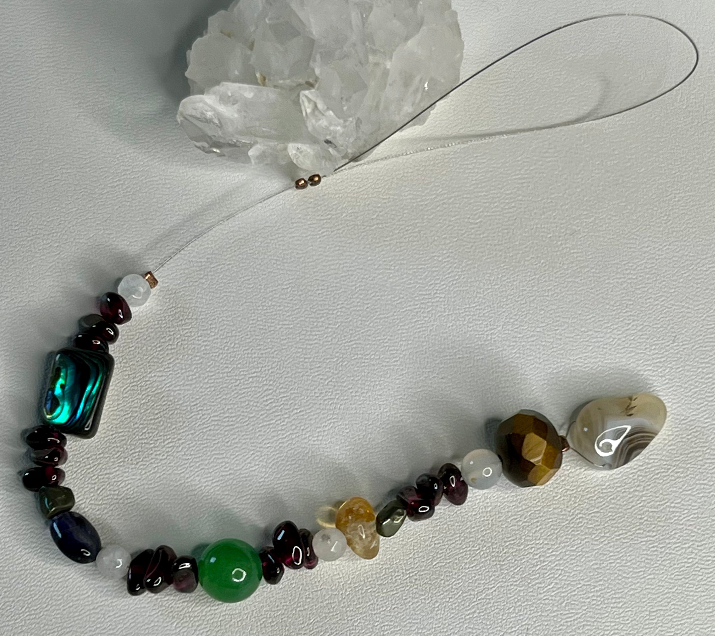 Rainbow Energy Vibe Charm - Grounding to Intuition