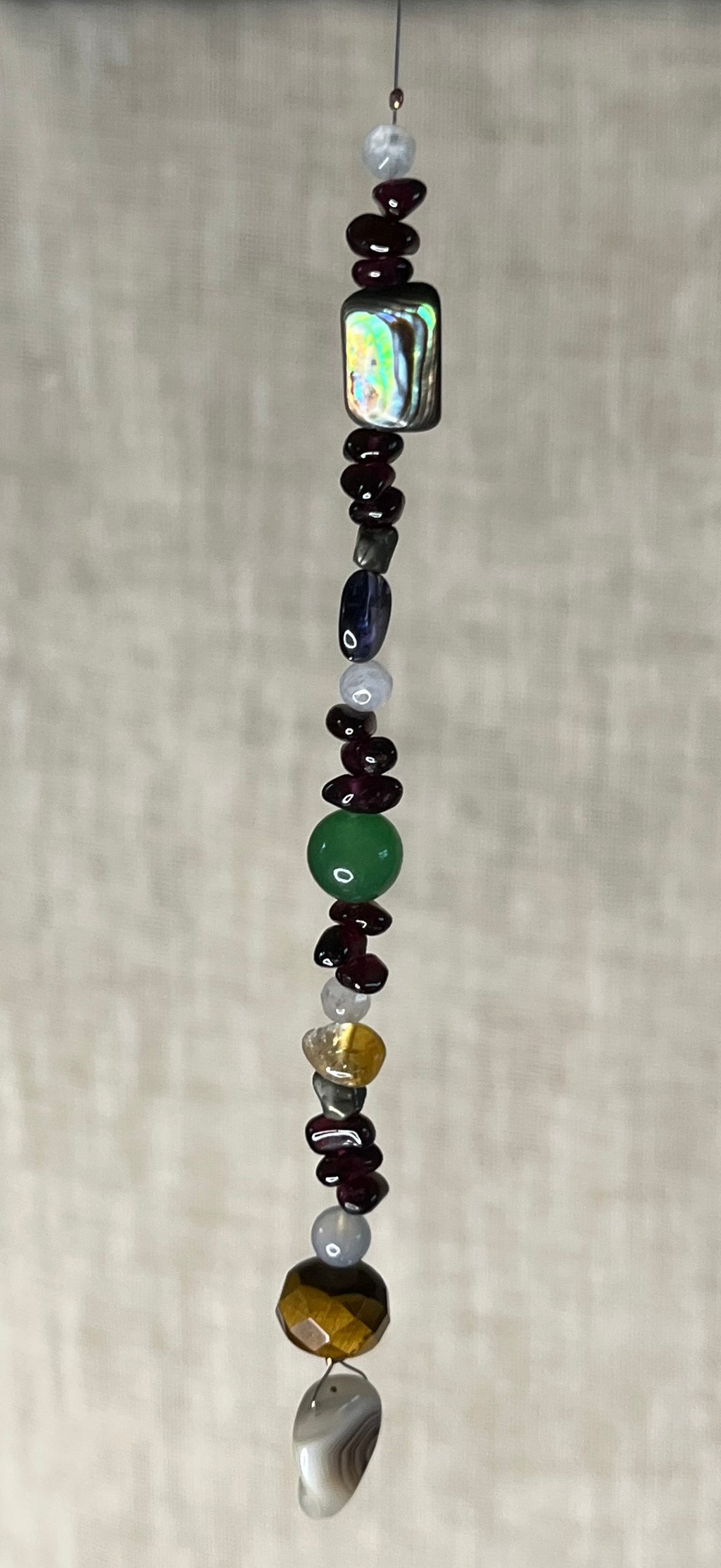Rainbow Energy Vibe Charm - Grounding to Intuition